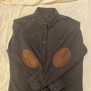 J.Crew Grey Flannel Shirt